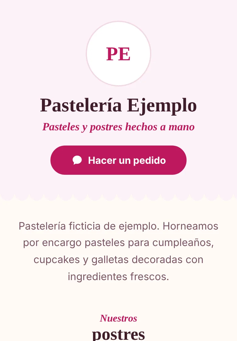 Vista previa del modelo Bakery & Sweets