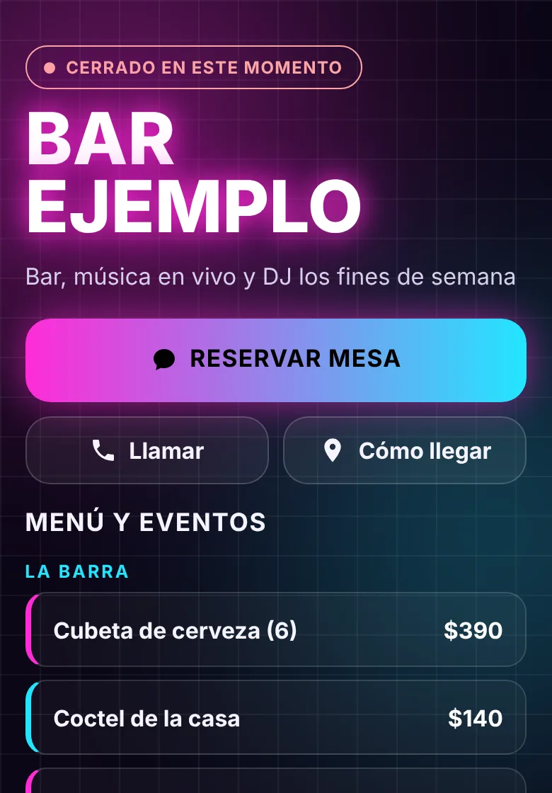 Vista previa del modelo Neon Night