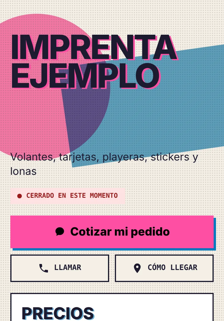 Vista previa del modelo Riso