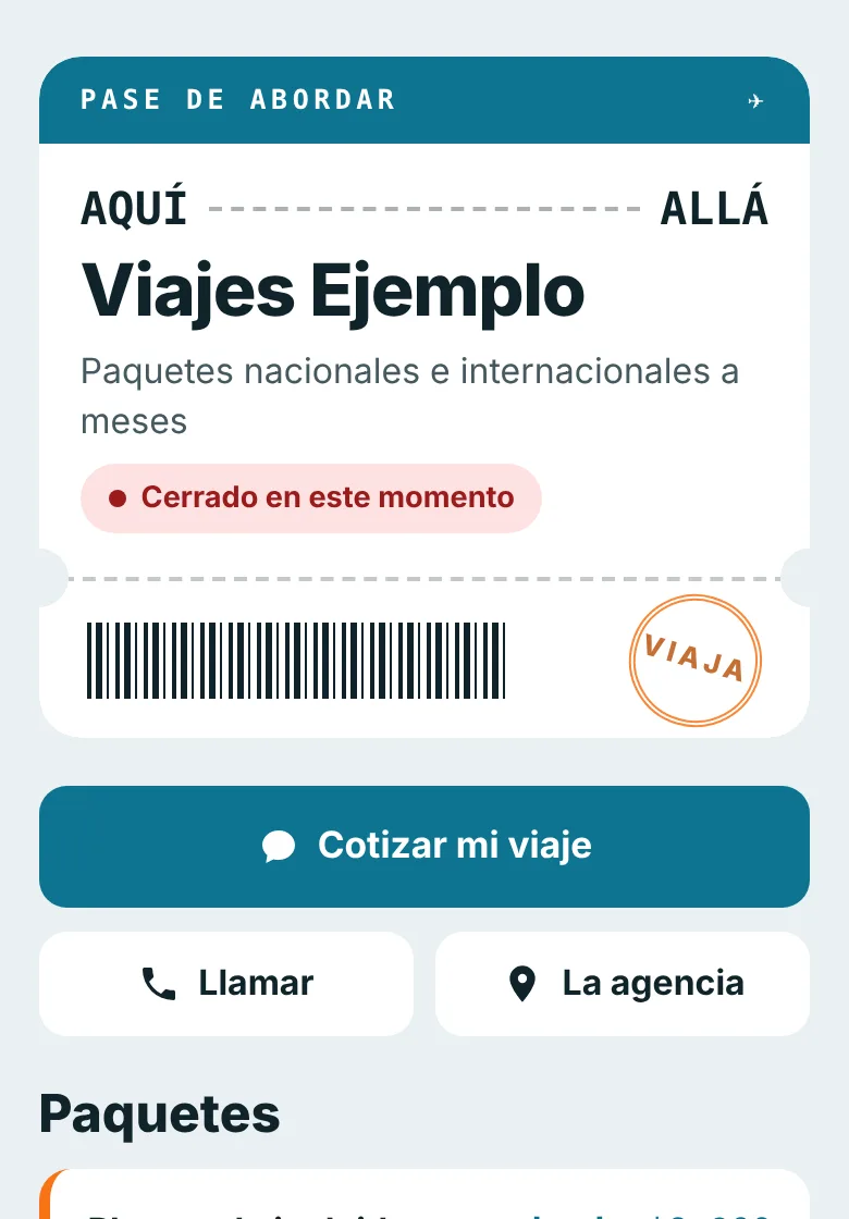 Vista previa del modelo Pasaporte