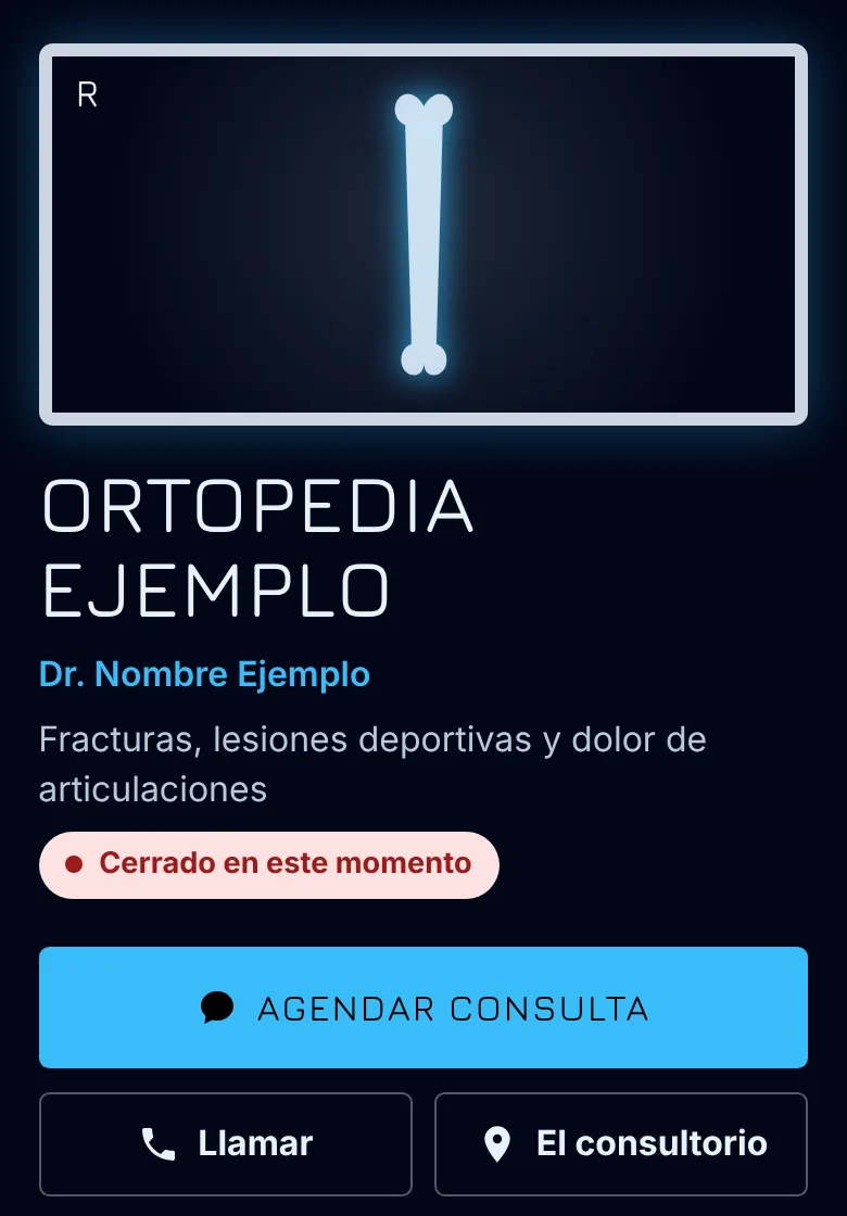 Vista previa del modelo Rayos X