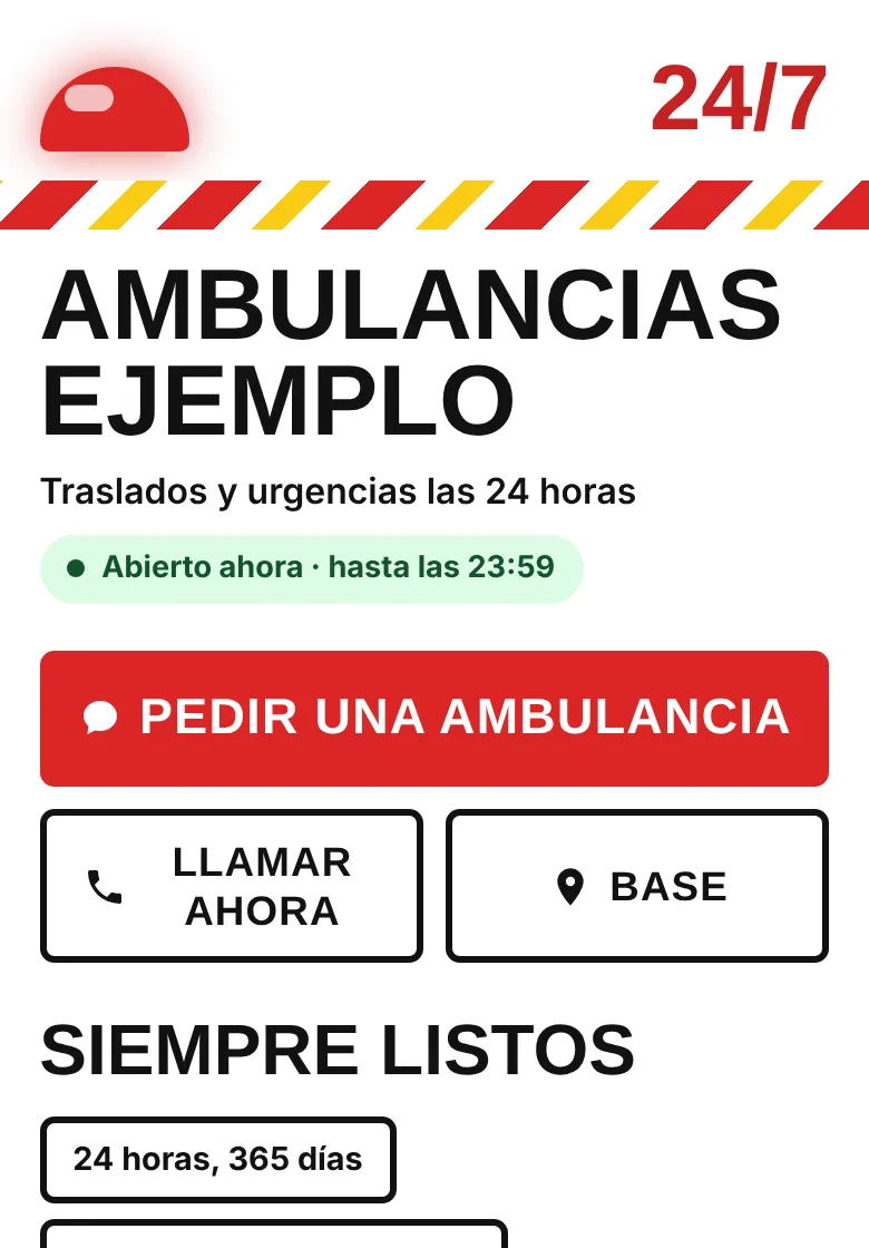 Vista previa del modelo Urgencia